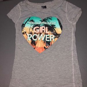 GIRL POWER S-P (7-8) T-SHIRT